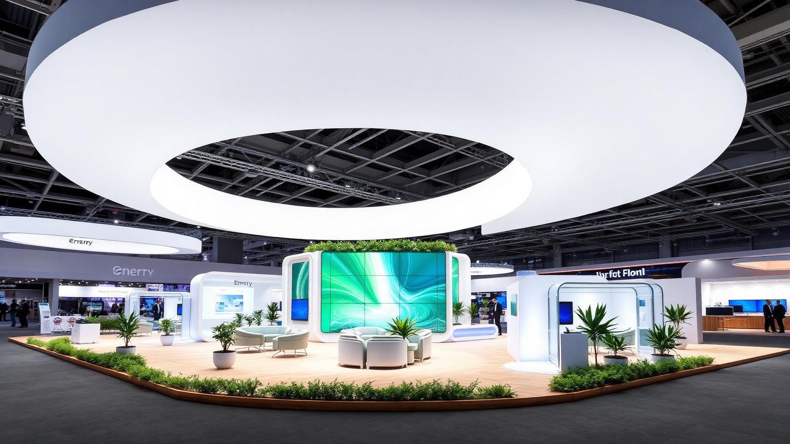 Stand ilha de grande dimensão