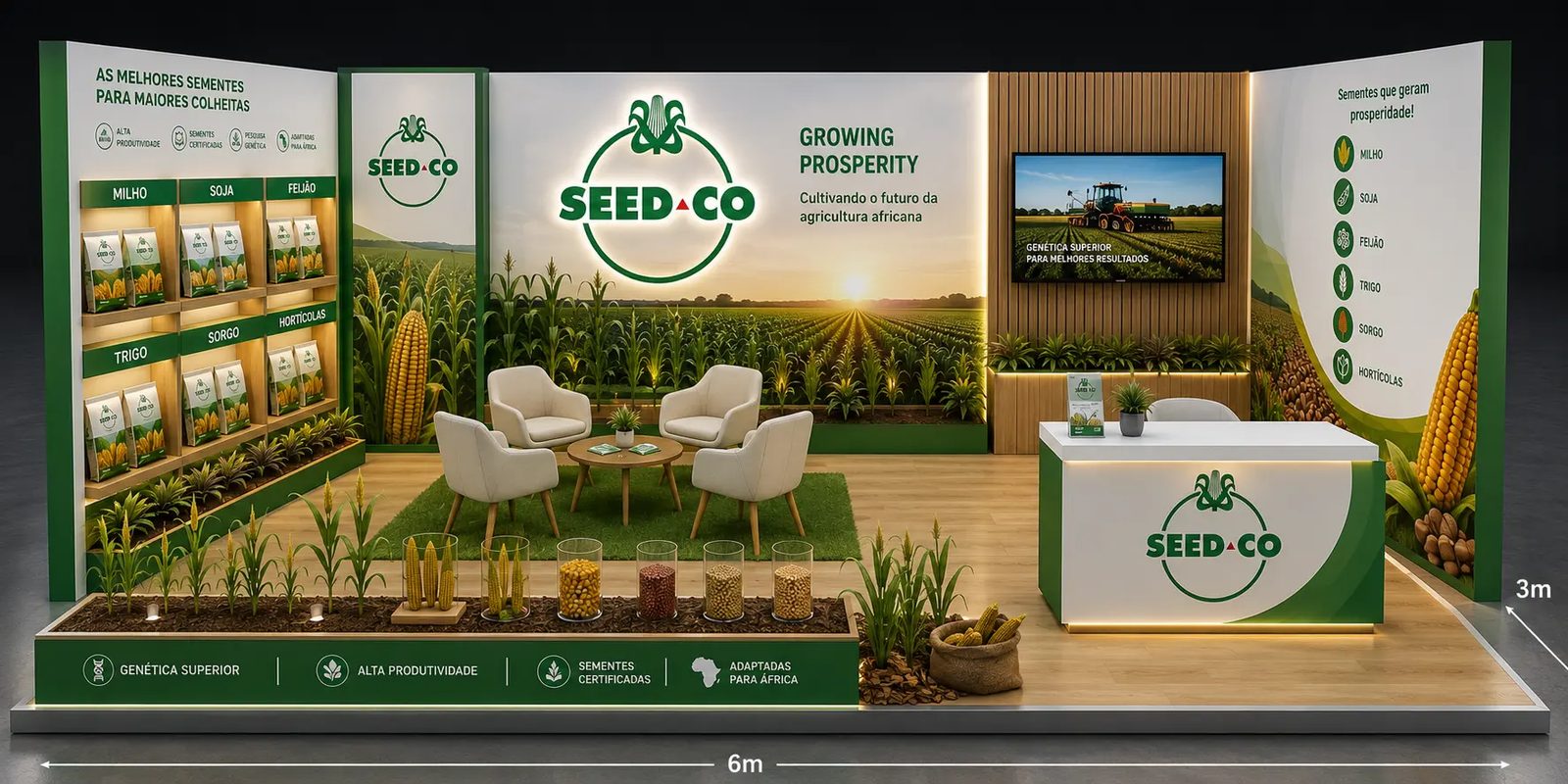 Design de stands de exposição
